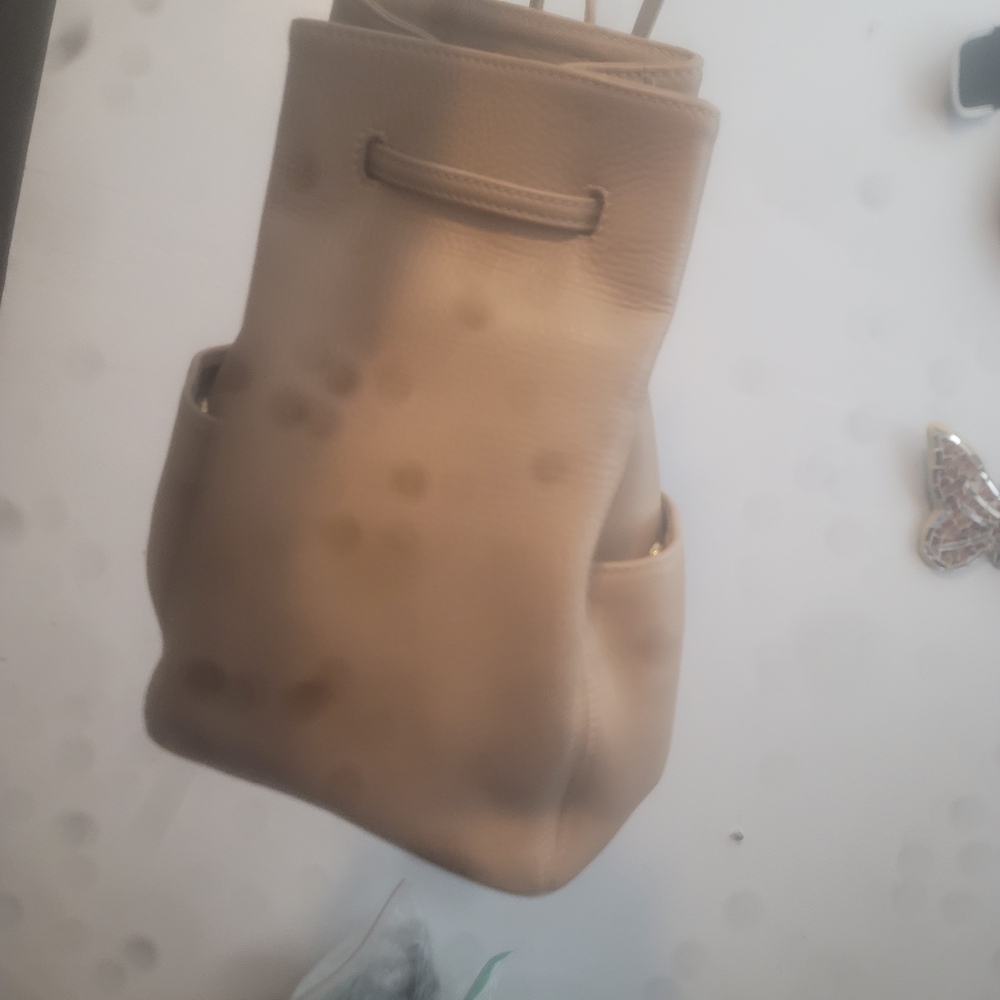 Coach Beige Drawstring Backpack - Picture 3 of 6